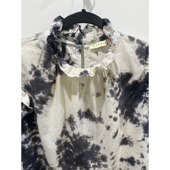 Stark X Women's Spiral Tie Dye Princess Top Sz S - Picture 3 of 9